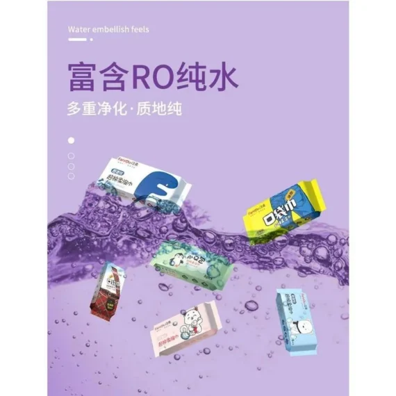 Pocket Mini Wet Wipes 8 pcs x 8 sheets