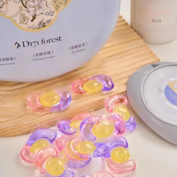 Free Shipping (168pcs) Mr.Ing Luxury Scented Premium Laundry Capsule Coco Fragrance scent Di7i Forest High end Detergent Pods