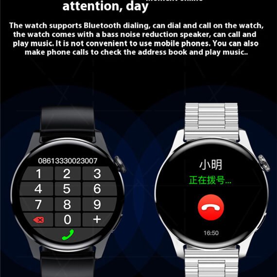 C40-【SG Limited only S$9.99 】Bluetooth can make and receive calls watch3 mobile phone is suitable for smart watch GT3