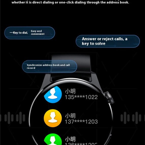 C40-【SG Limited only S$9.99 】Bluetooth can make and receive calls watch3 mobile phone is suitable for smart watch GT3